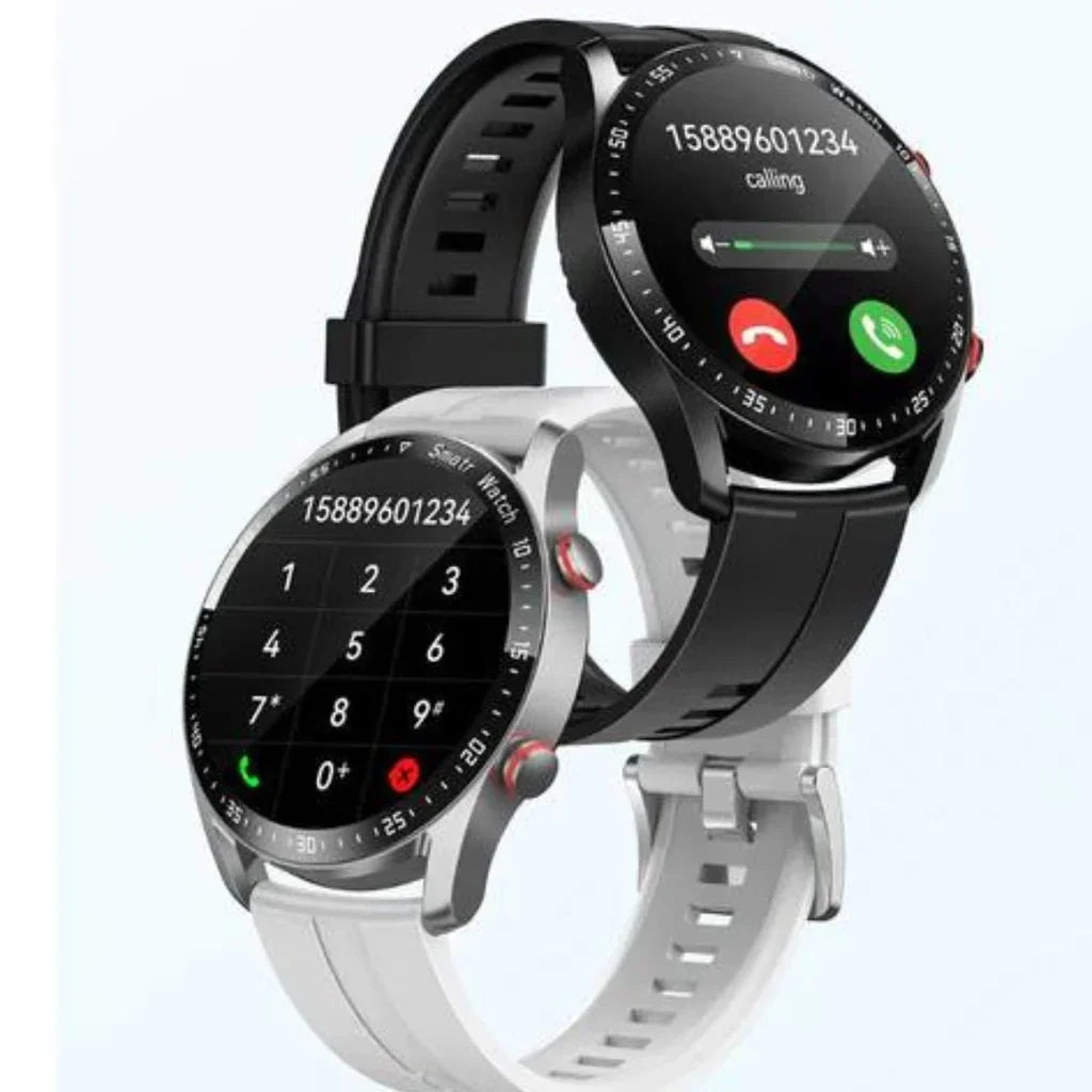 SwissMotion Smartwatch - Multifunctionele Horloge met Lange Batterijduur