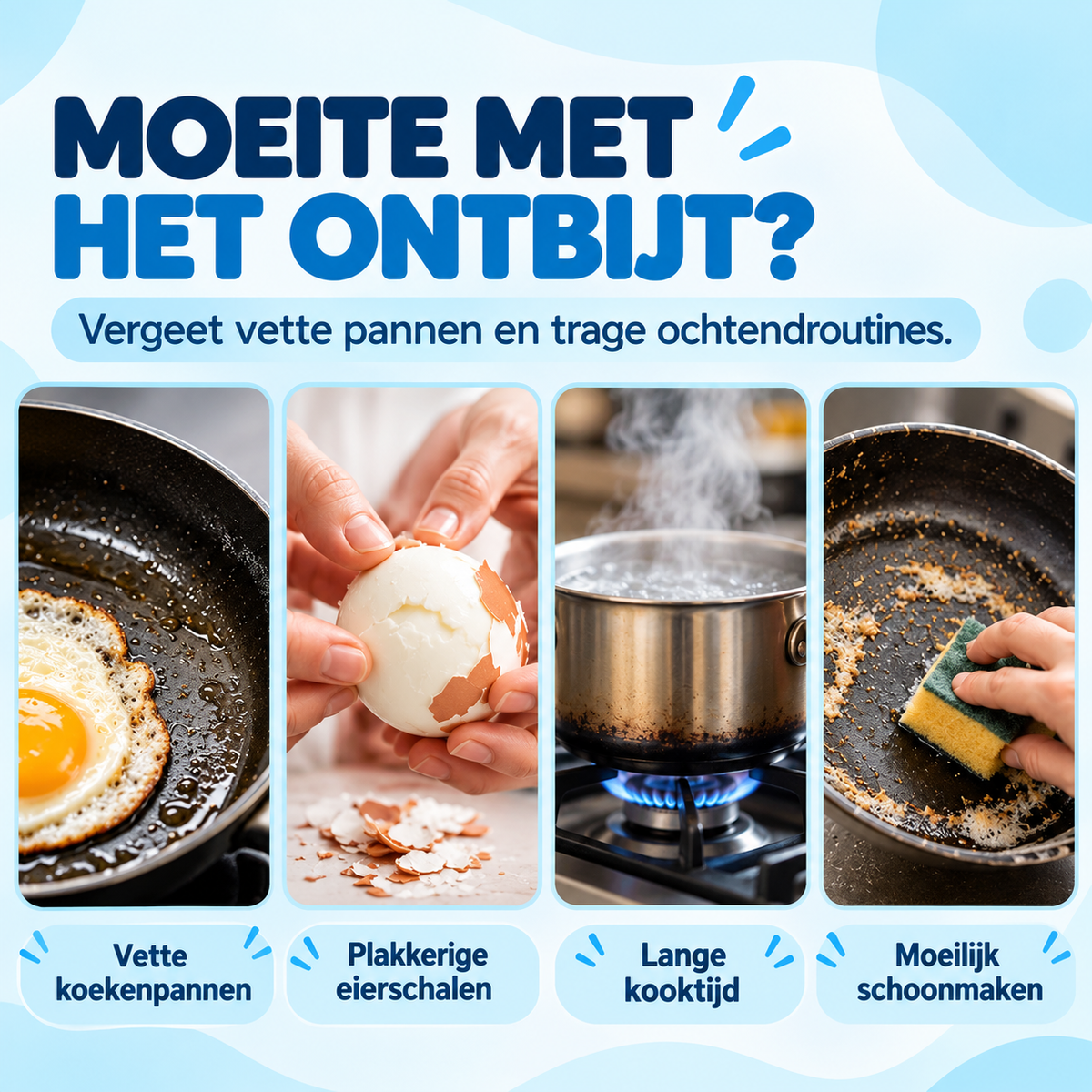 Fittershape Microwave Egg Poacher – met deksel & handgreep