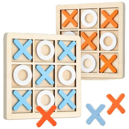 Houten Tic Tac Toe Spel – Educatief – Voor Kinderen en Volwassenen