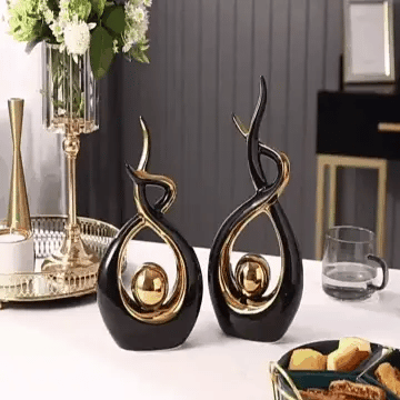 Decoratief Beeld – Keramiek – Modern design – Voor interieurdecoratie