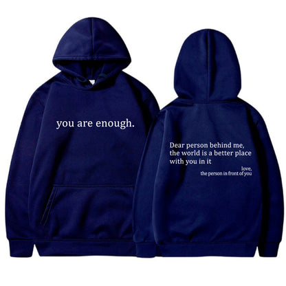 Hoodie Dames – Motivational Tekst – Zachte stof – Voor casual outfits
