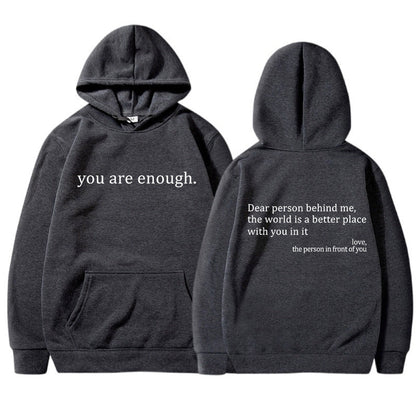 Hoodie Dames – Motivational Tekst – Zachte stof – Voor casual outfits