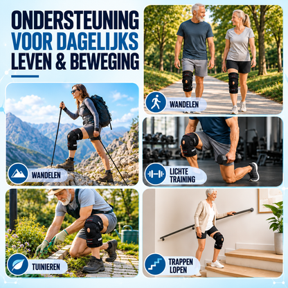 Fittershape Hinged Kniebrace – met zijstabilisatoren