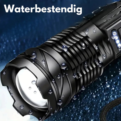 Militaire Zaklamp – 5000 Lumen – Oplaadbaar – Voor Buitenactiviteiten