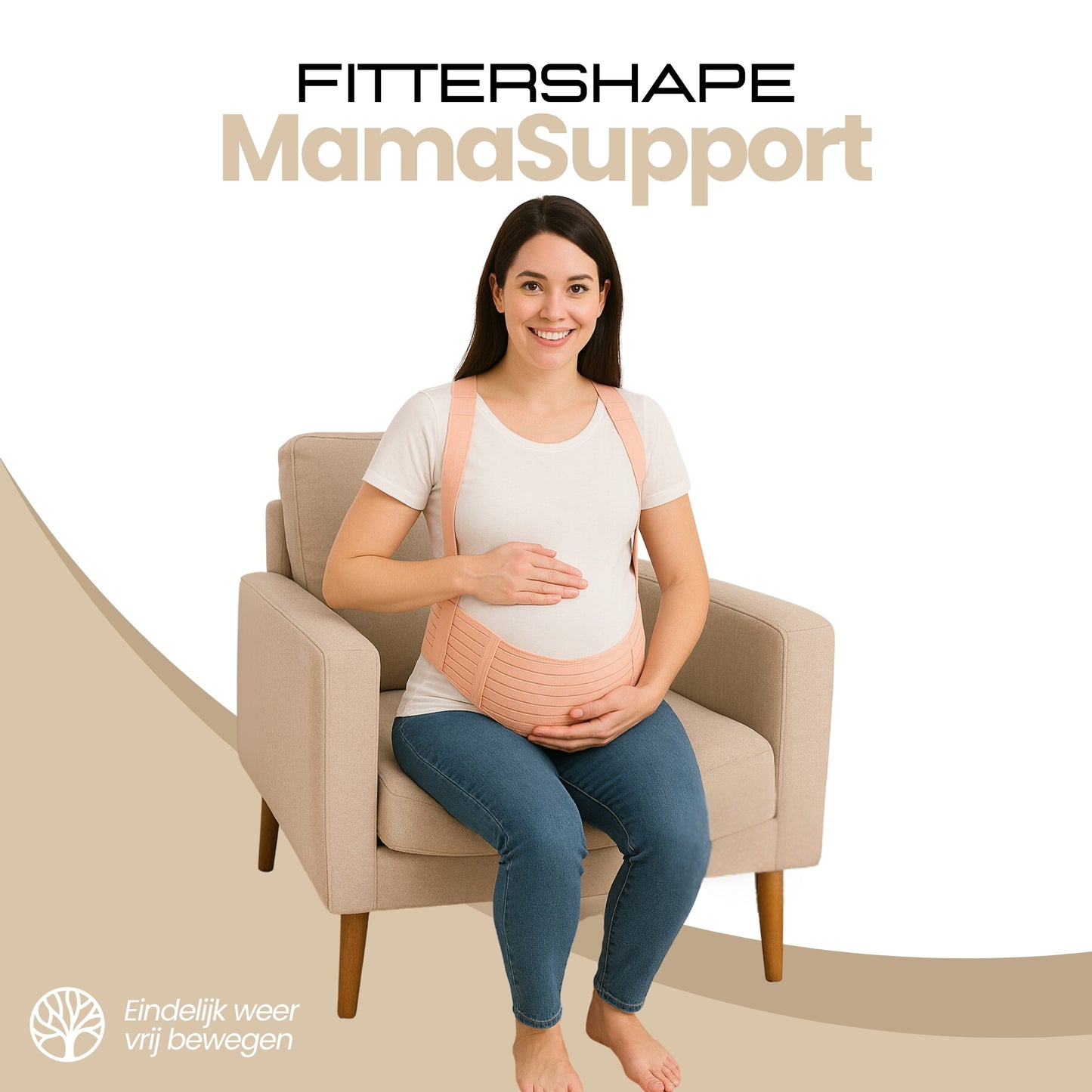Fittershape MamaSupport | Zwangerschapsband – Met Extra Rugondersteuning