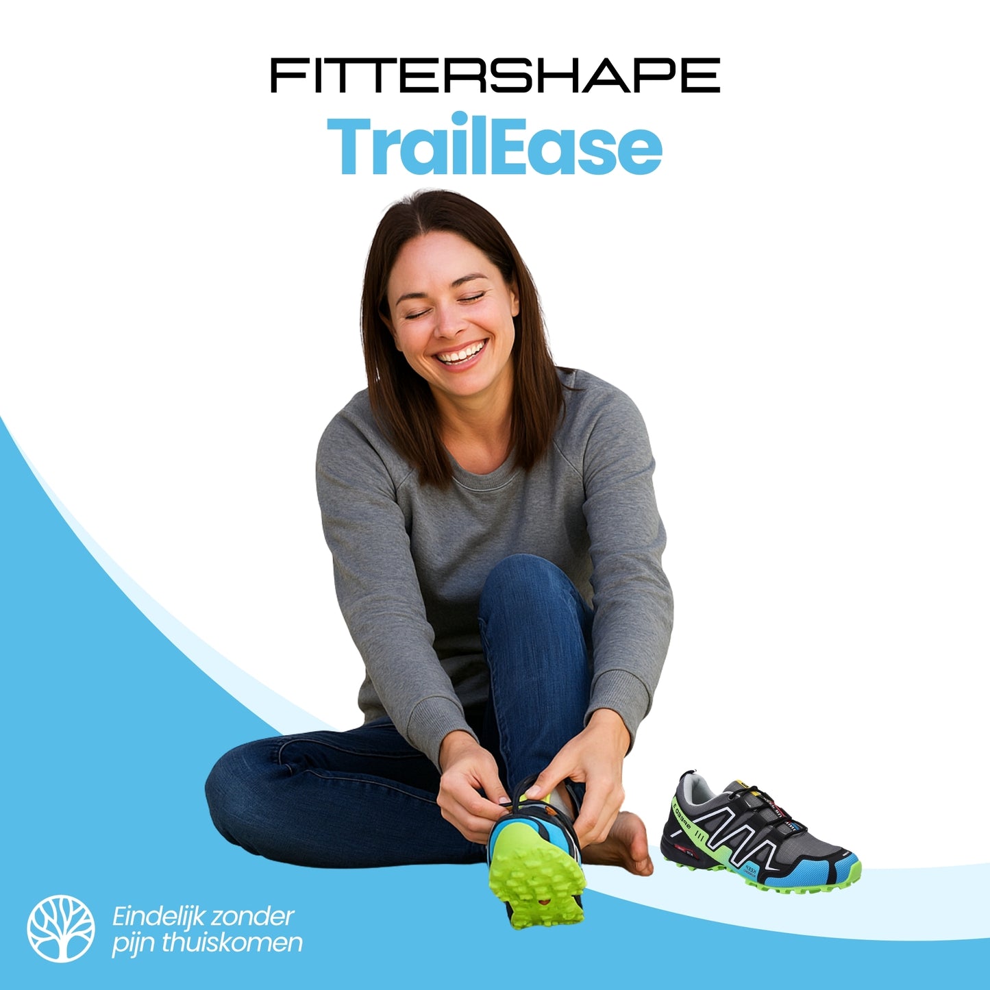 Fittershape TrailEase Walkers | Comfortabele Outdoor Wandelschoenen