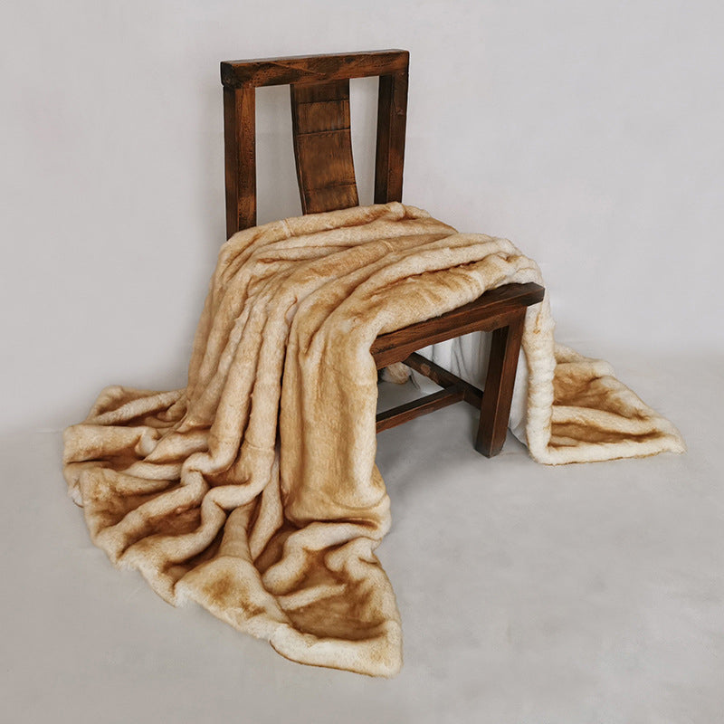 Faux Fur Deken – Luxe Design – Zachte Voering – Voor Bank of Bed