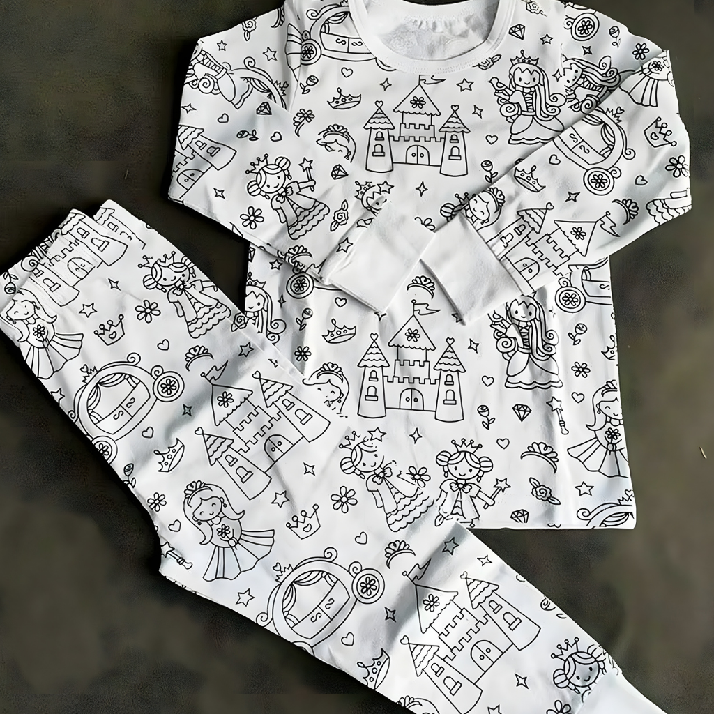 Kerst Pyjama voor Kinderen – Fijne Kerst en Nieuwjaar – Zachte Stof