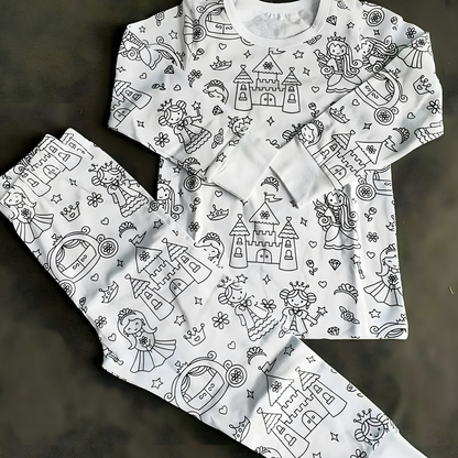 Kerst Pyjama voor Kinderen – Fijne Kerst en Nieuwjaar – Zachte Stof