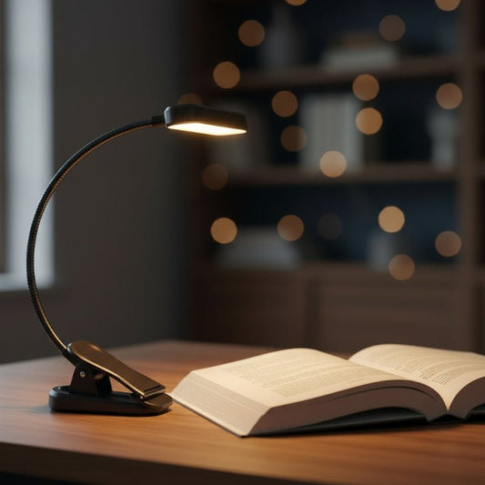 Leeslamp met Klem – Flexibele Hals – Voor Boeken en Tablets