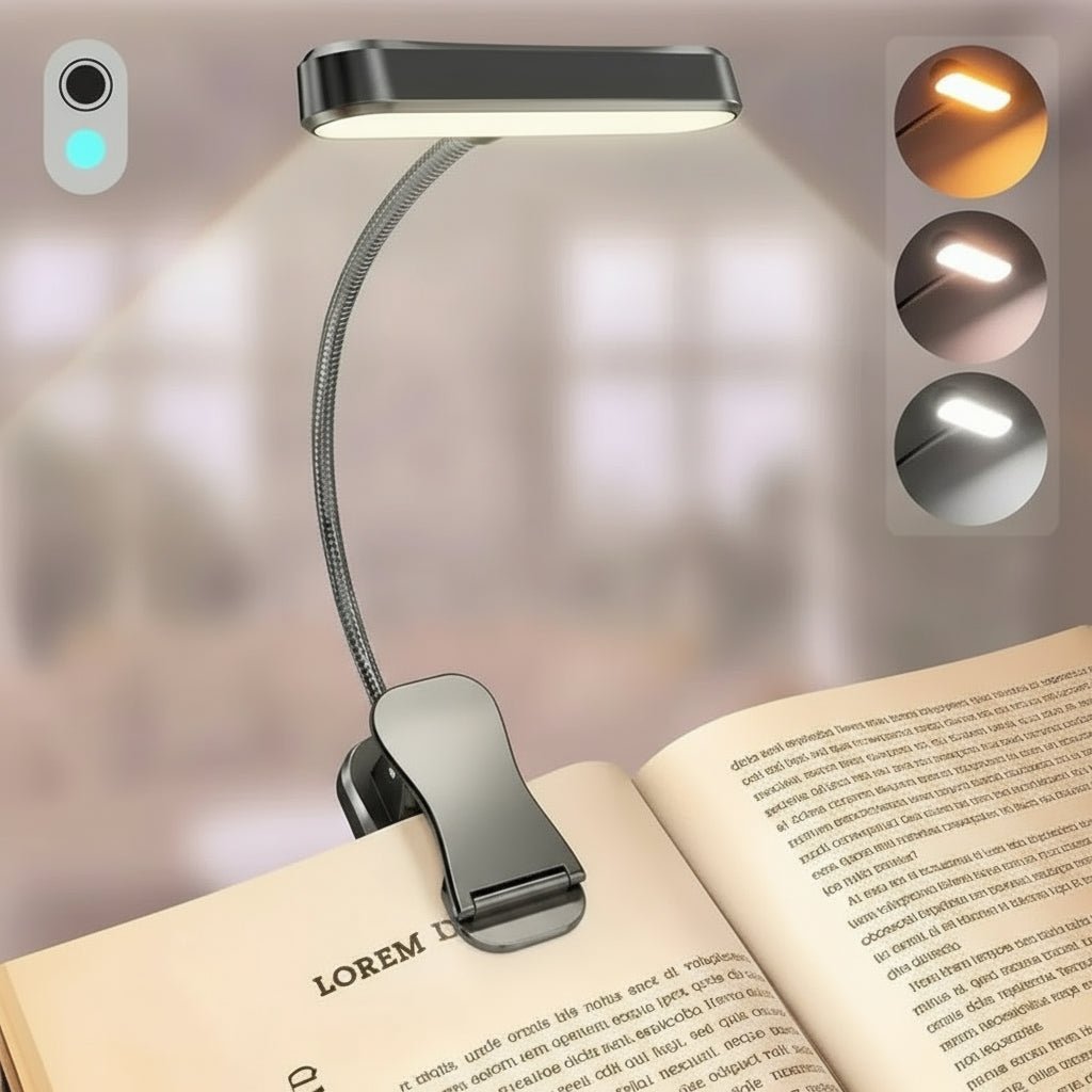 Leeslamp – Flexibele Clip-on Lamp – Compact en Instelbaar