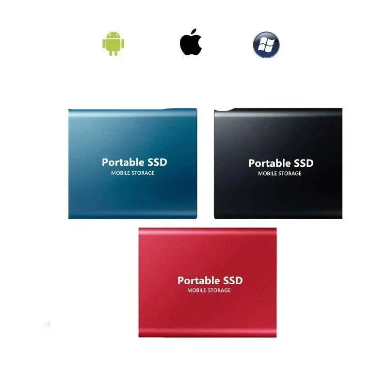 Portable SSD – Snel Geheugen – USB-C Verbinding – Voor Laptop