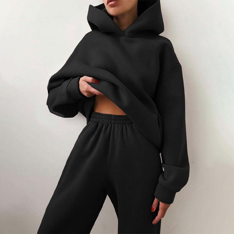 Hoodie Set – Zachte stof – Comfortabel – Voor dagelijks gebruik en ontspanning