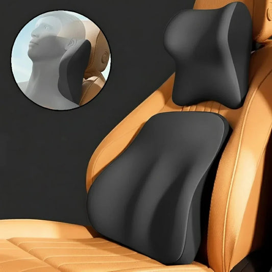 Auto Nek- en Lendensteun – Ergonomisch Ontwerp – Voor Comfort en Ondersteuning