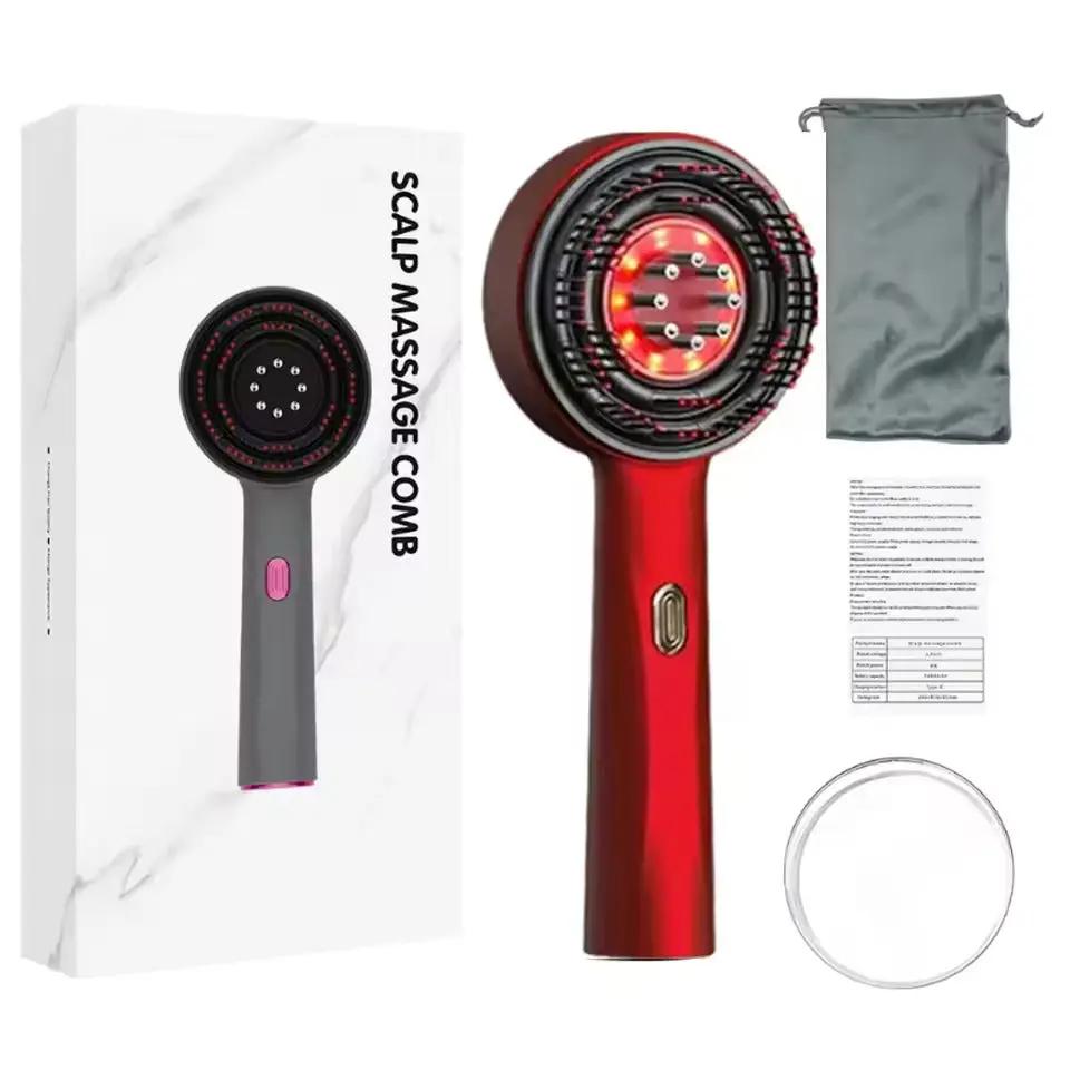 Infrarood Haartherapie Borstel – 630 nm Lichtgolven – Voor Haargroei en Hoofdhuidherstel