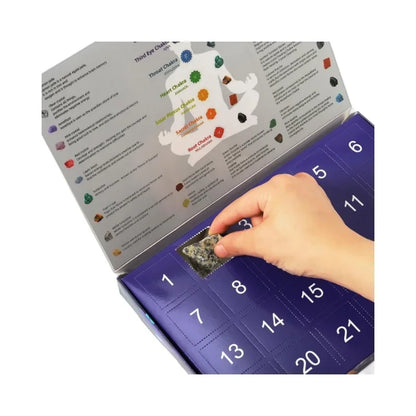 Natuur Kristallen Kalender - 24 Dagen Edelstenen & Genezing