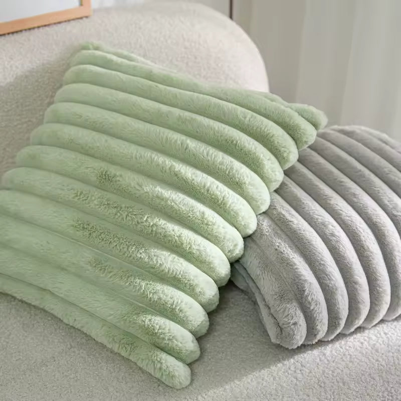 Zachte Pluizige Kussens – Strepen Design – Voor Bank of Slaapkamer