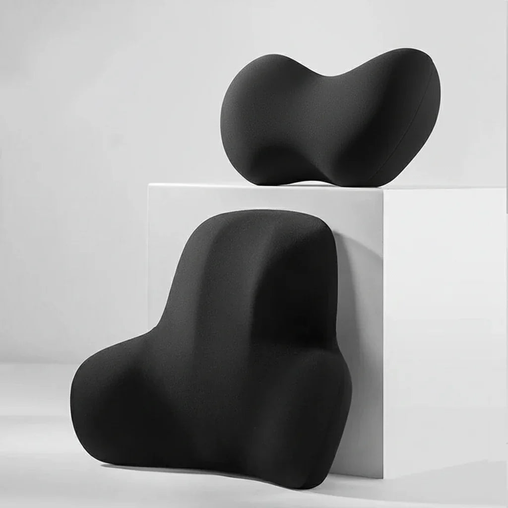 Auto Zittingsteun – Geheugenfoam – Ergonomisch – Geschikt voor Meeste Auto’s