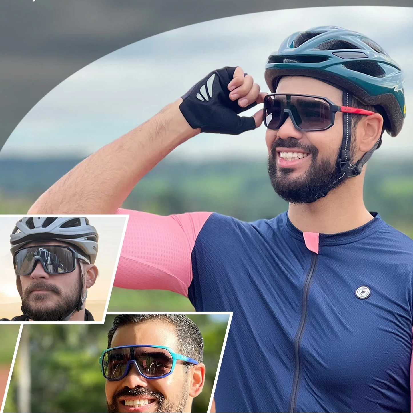 Wielrenbril – UV-Bescherming – Voor Fietsen en Sporten