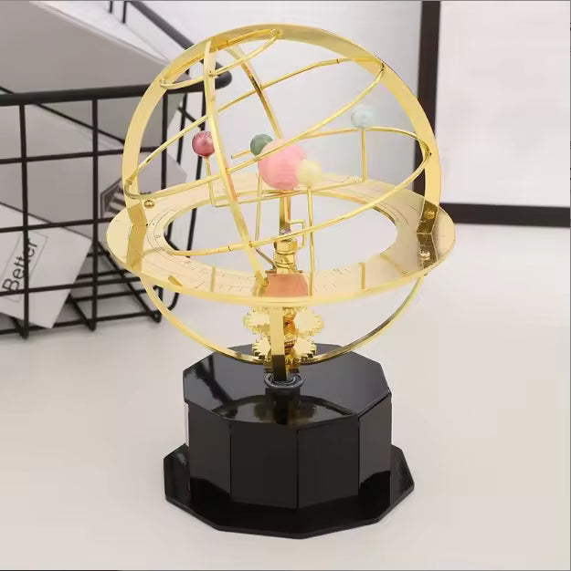 Aardbol met Beweging – Zonne- en Planetensysteem – Decoratief Model