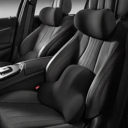 Auto Nek- en Lendensteun Set – Ergonomisch Ontwerp – Voor Langdurig Comfort