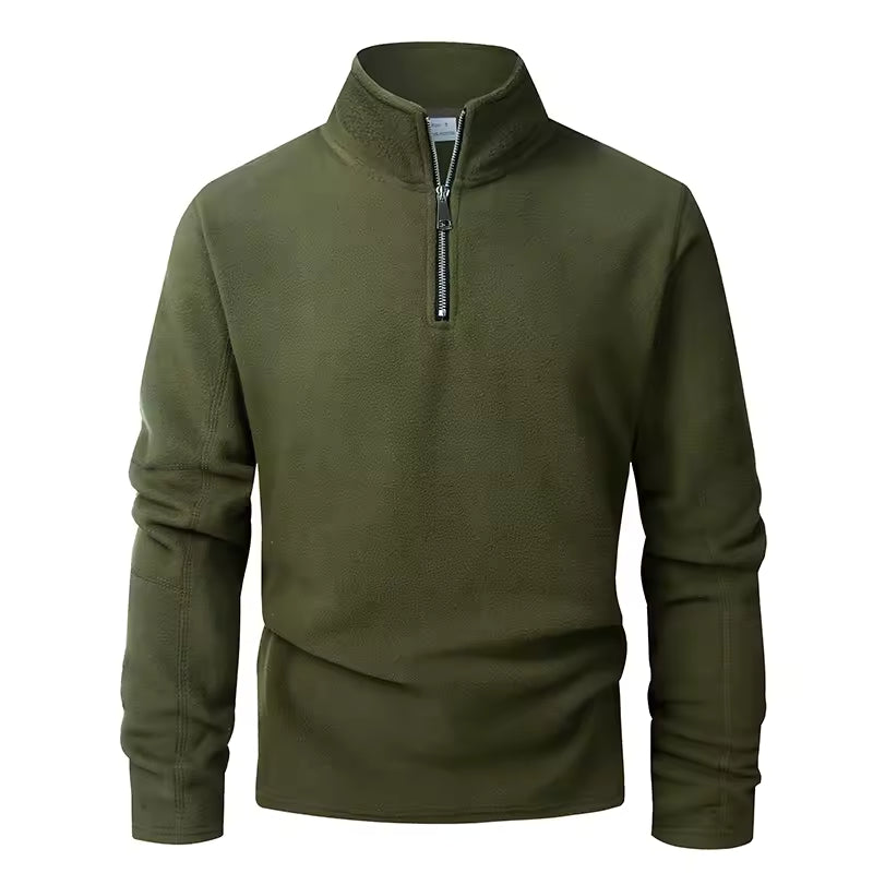 Heren Fleece Trui – Half Rits – Voor Koudere Dagen