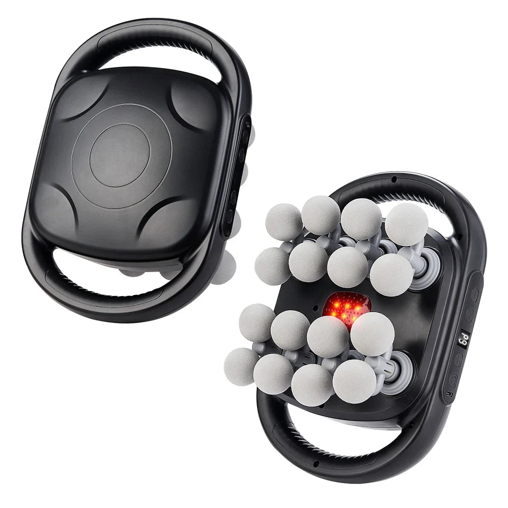 Massageapparaat met 15 Massagekoppen – Verwarming – Voor Rug en Schouders