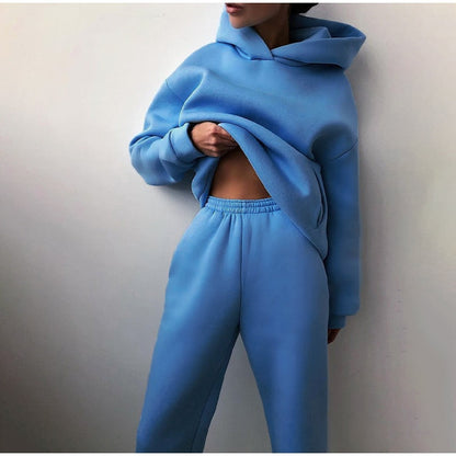 Hoodie Set – Zachte stof – Comfortabel – Voor dagelijks gebruik en ontspanning