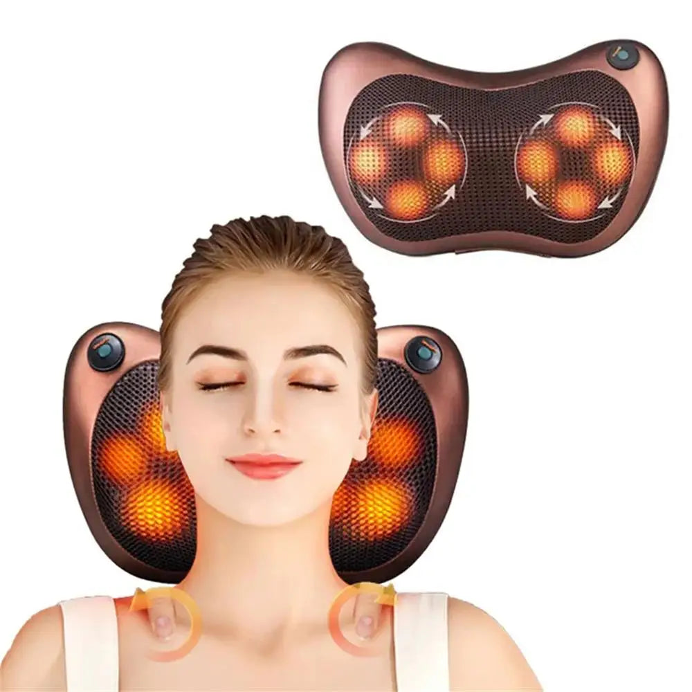 Nekmassageapparaat – Verwarming – Shiatsu – Voor nek en schouders