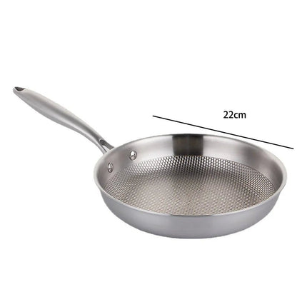 Stalen Koekenpan – Antiaanbak – Duurzaam – Voor Koken op Alle Kookplaten