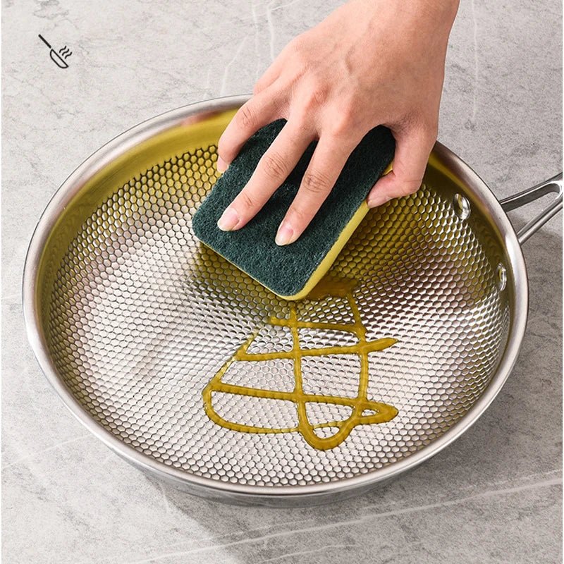 Stalen Koekenpan – Antiaanbak – Duurzaam – Voor Koken op Alle Kookplaten