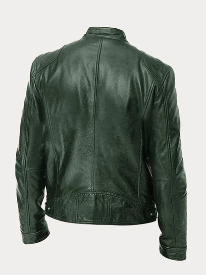 Vegan Leren Bikerjack – Met Ritsen – Voor Stoere Looks