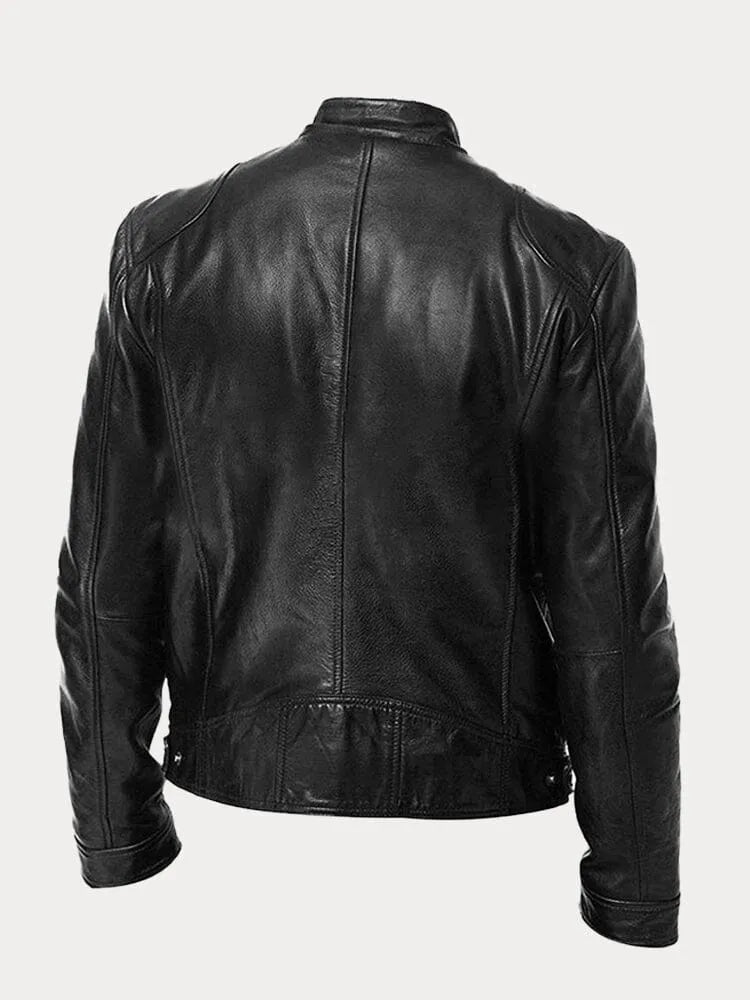 Vegan Leren Bikerjack – Met Ritsen – Voor Stoere Looks