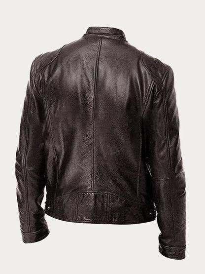 Vegan Leren Bikerjack – Met Ritsen – Voor Stoere Looks