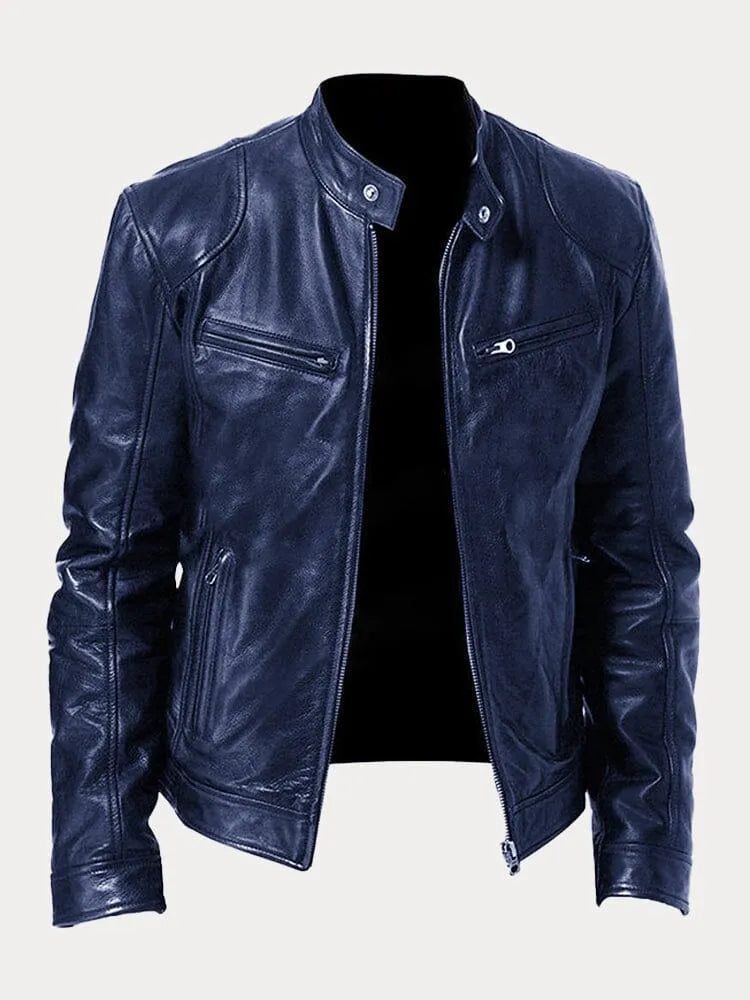 Vegan Leren Bikerjack – Met Ritsen – Voor Stoere Looks