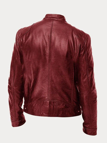 Vegan Leren Bikerjack – Met Ritsen – Voor Stoere Looks