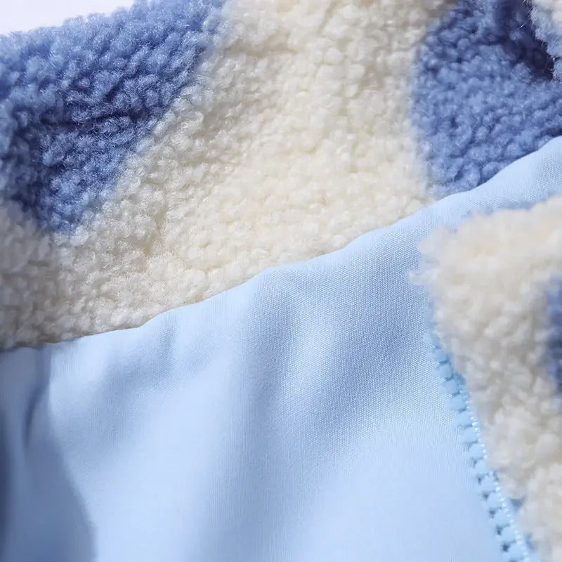 Dubbele Draagbare Winterjas – Met Hartjes Voering – Voor Dames