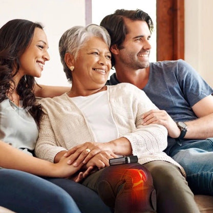 Verwarmingskniebrace – Vibratie – Verstelbaar – Voor knie- en spierherstel