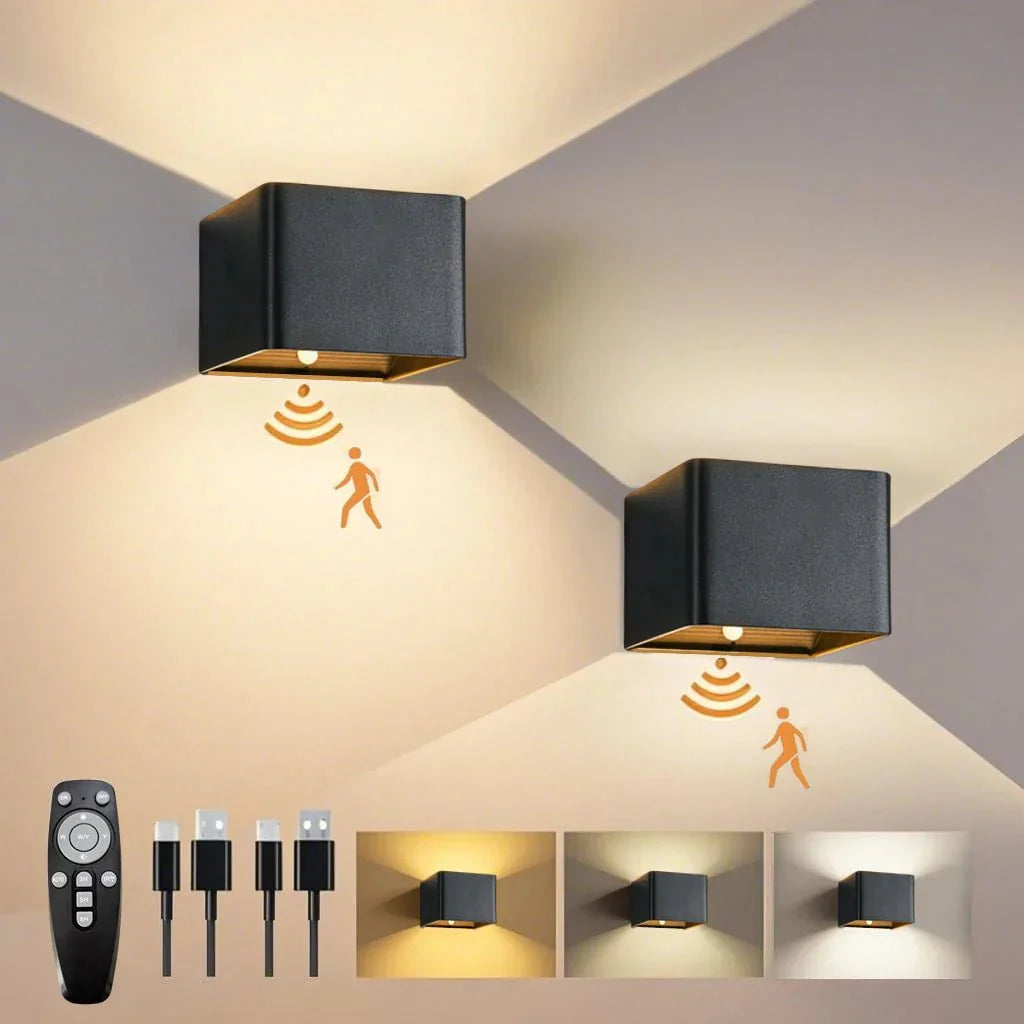 Wandlamp met Beweging Sensor – Oplaadbaar – LED Verlichting – Voor Bin ...