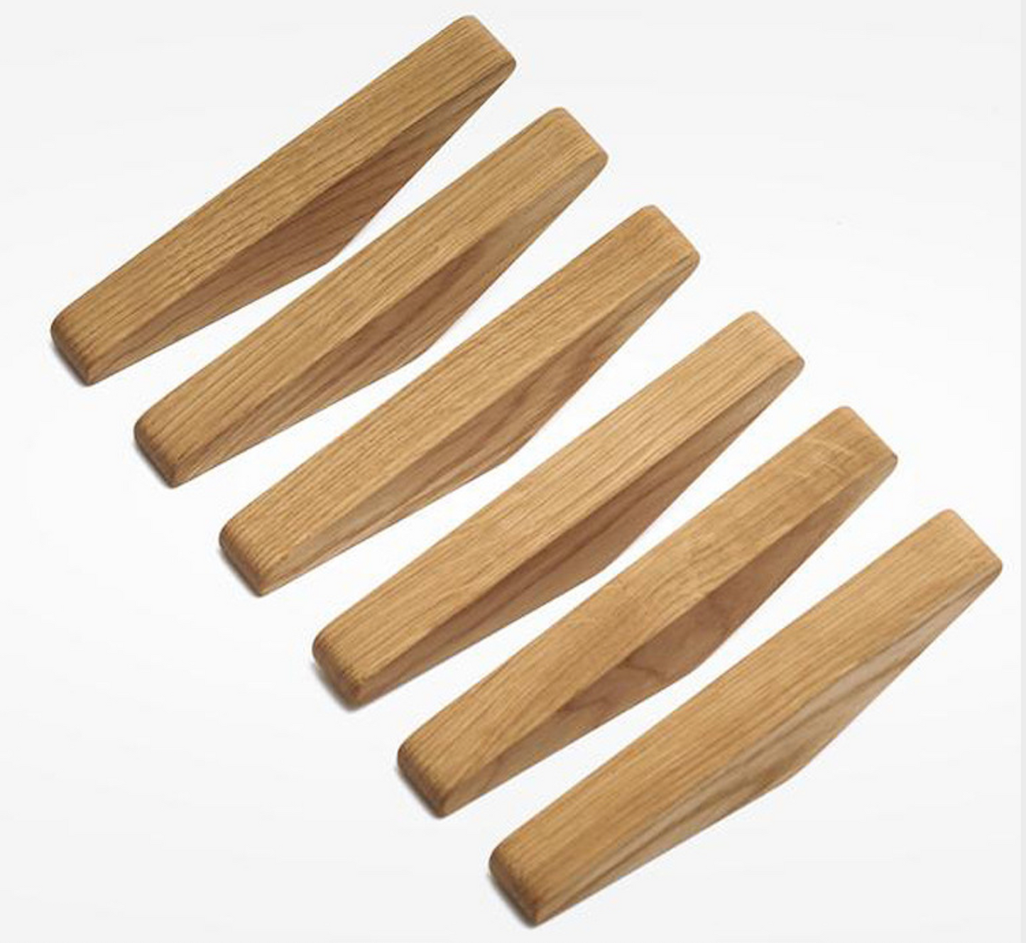 Muurhaak hout – schuine vorm – stevige wandmontage – voor hal & slaapkamer