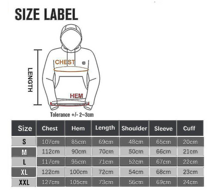 HeatTech Hoodie - Lichte USB Elektrische Verwarmde Hoodie voor Koude Dagen