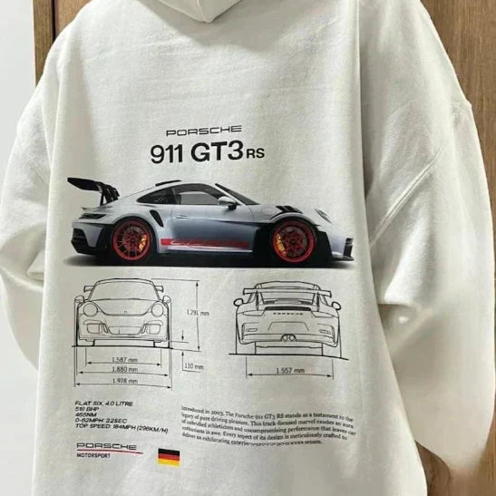 Oversized Racing Hoodie - Stijlvolle en Comfortabele Hoodie