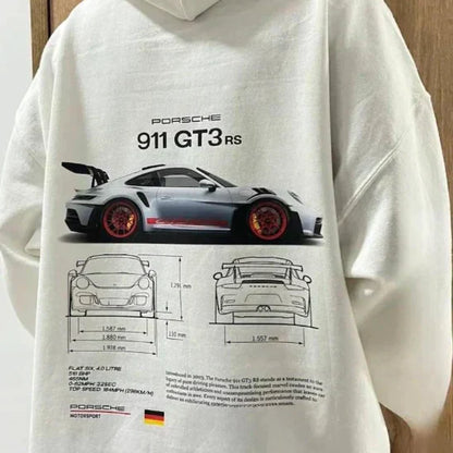 Oversized Racing Hoodie - Stijlvolle en Comfortabele Hoodie