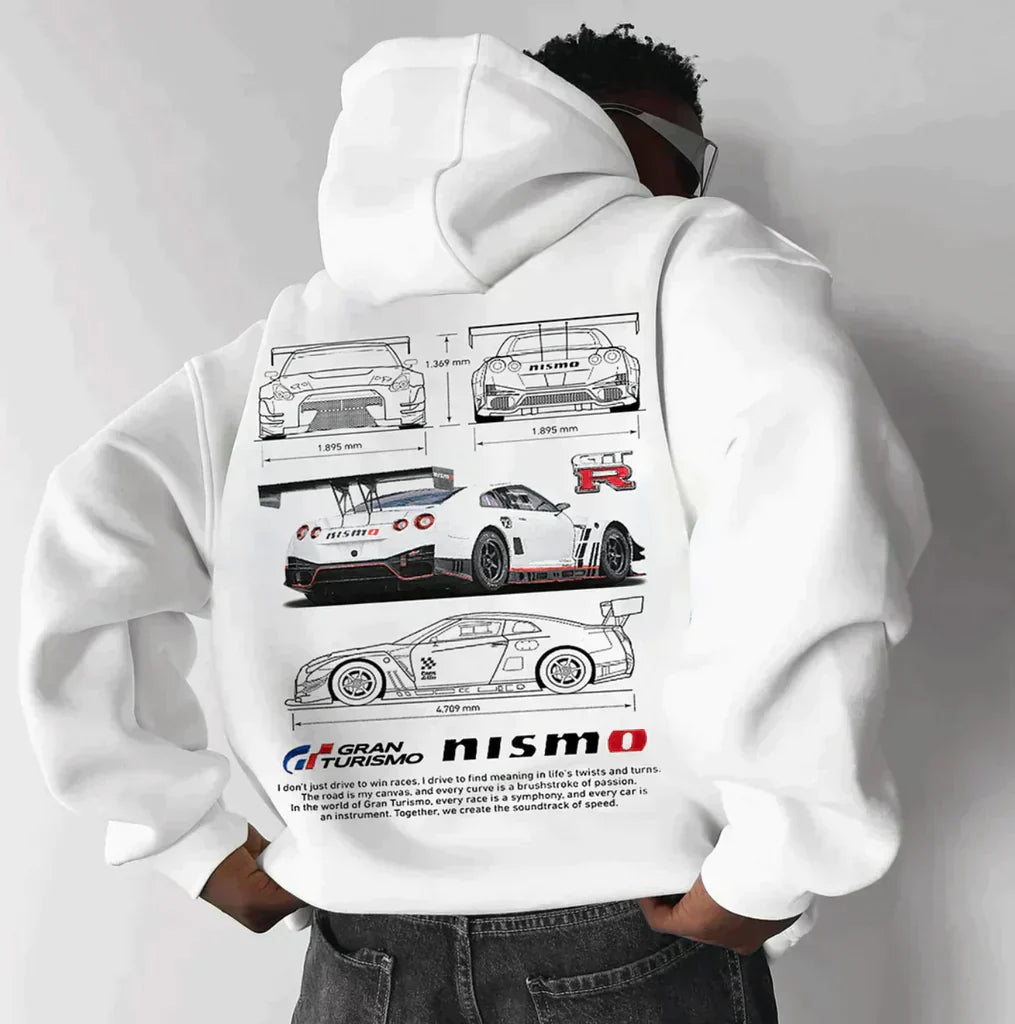 Oversized Racing Hoodie - Stijlvolle en Comfortabele Hoodie