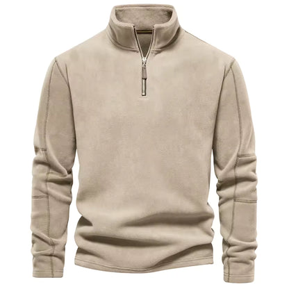 Heren Fleece Trui – Half Rits – Voor Koudere Dagen