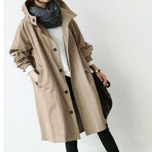 Waterdichte Trenchcoat – Voor Dames – Ademend en Comfortabel