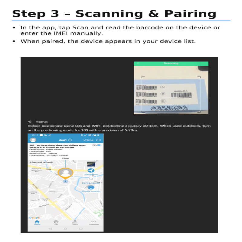 Huisdier GPS Tracker – Verstelbare Halsband – Veiligheidsfunctie voor Katten en Honden