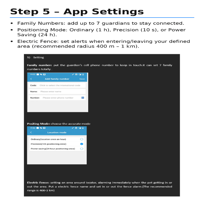 Huisdier GPS Tracker – Verstelbare Halsband – Veiligheidsfunctie voor Katten en Honden