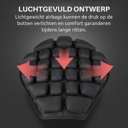 Motorzitkussen – ergonomisch – voor extra comfort op motoren
