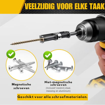 Schroefhouder – Veilig Schroef Bevestigen – Voor Schroefwerkzaamheden – Set van 4